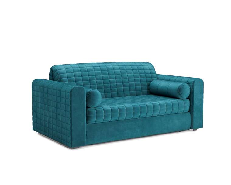 Диван-кровать Барон 5 сине-зеленого цвета