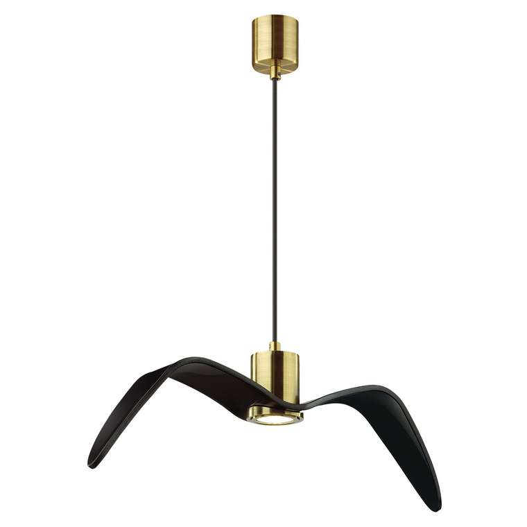Подвесной светильник Birds М бронзово-черного цвета