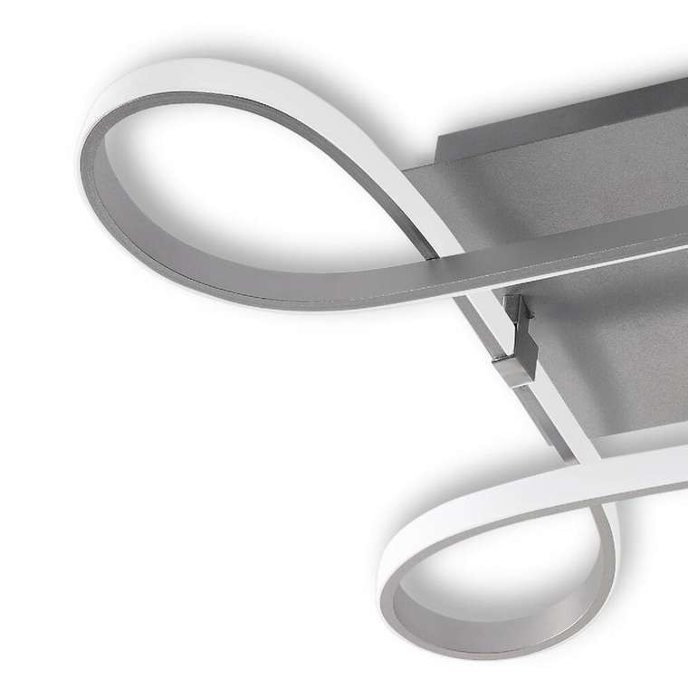 Потолочный светильник Knot Led 4990 (акрил, цвет серебро)