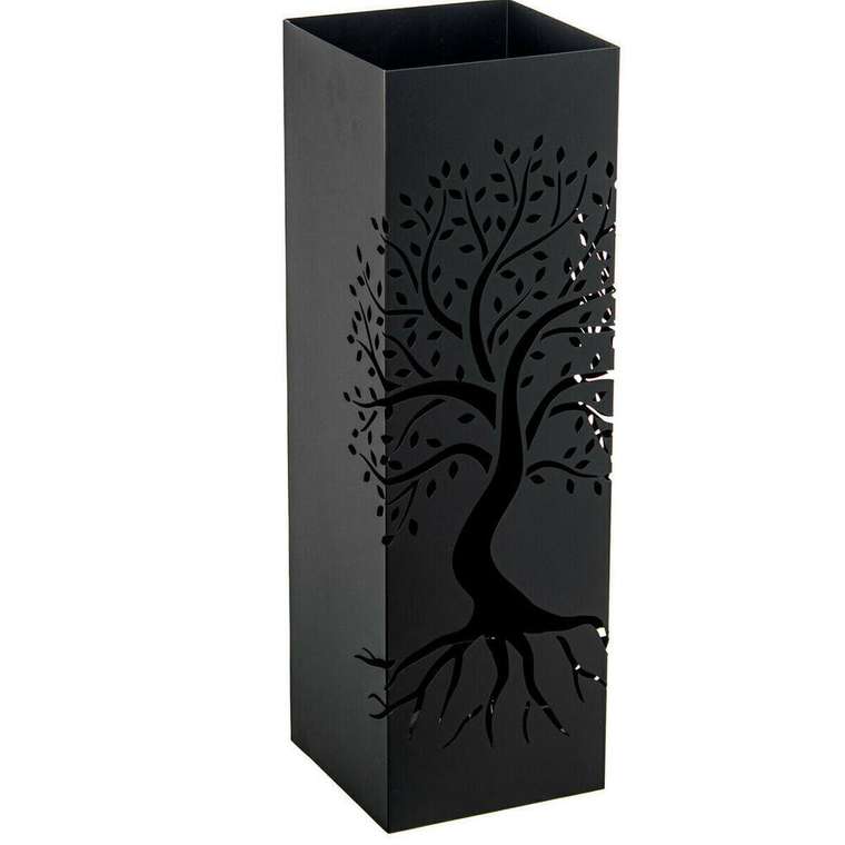 Корзина для зонтов Чёрный Дерево 15 x 49 x 15 cm