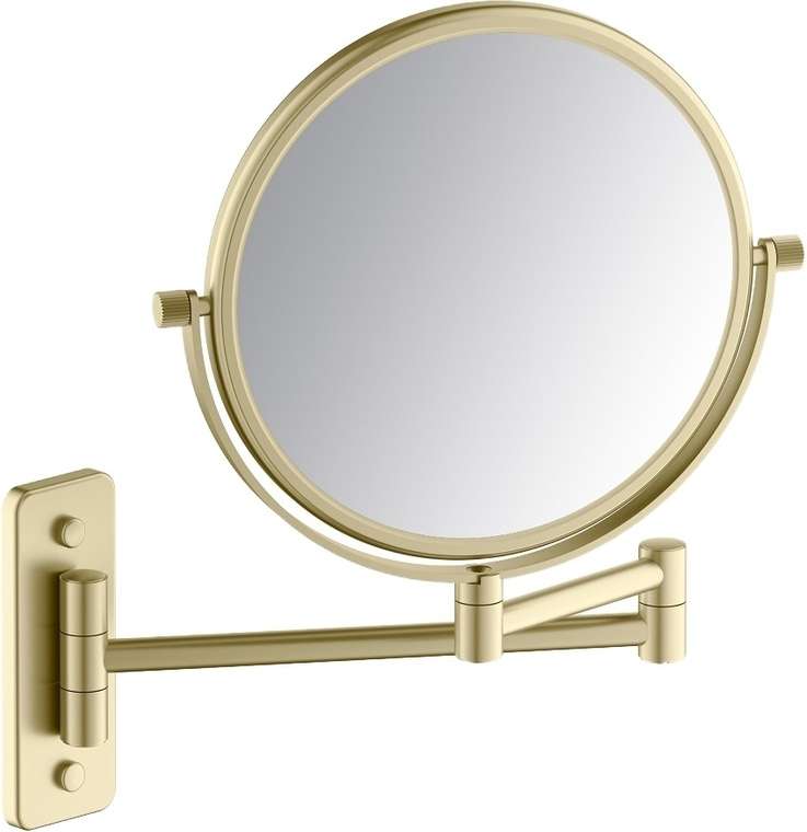 Настенное зеркало Selene в раме золотого цвета