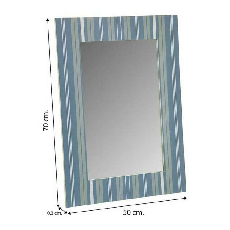 Настенное зеркало 70 x 3 x 50 cm Прямоугольный