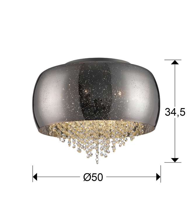 Потолочный светильник Caelum 6G9 ?50 хром