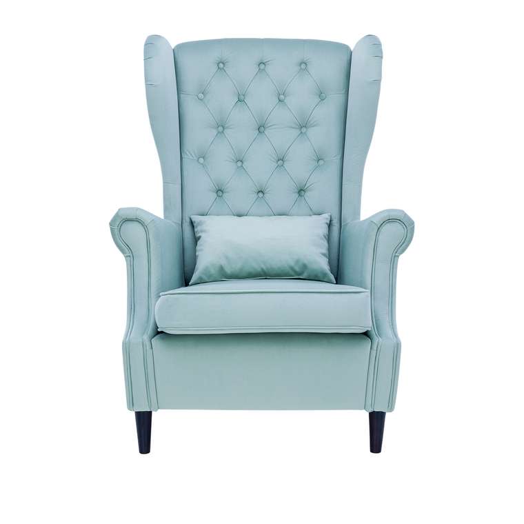 Кресло Винтаж голубого цвета