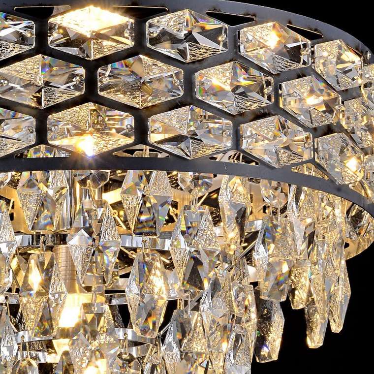 Хрустальная люстра 99380-0.4-400 CH (хрусталь, цвет прозрачный)