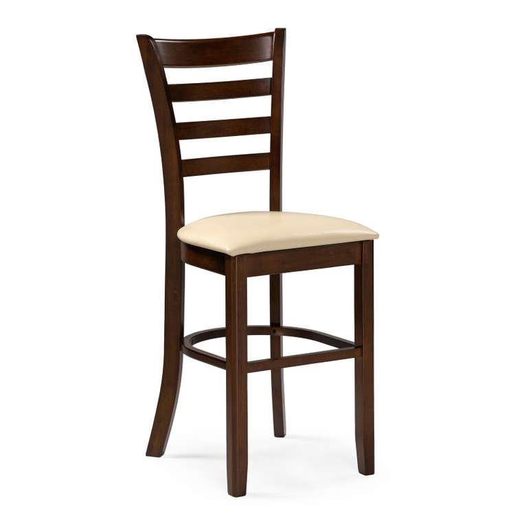 Барный стул Pola коричнево-бежевого цвета