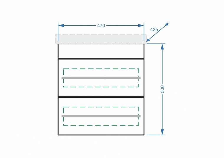 Тумба для комплекта Ванесса