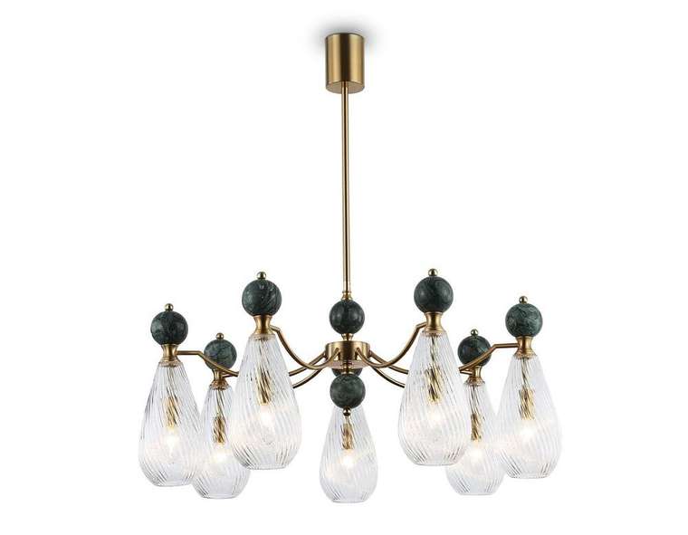 Люстра на штанге Ceramo Modern LH53293 (стекло, цвет прозрачный)