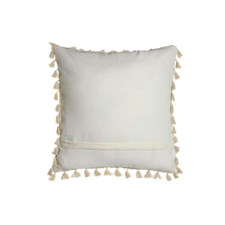 Подушка Boho 45х45 бежевого цвета