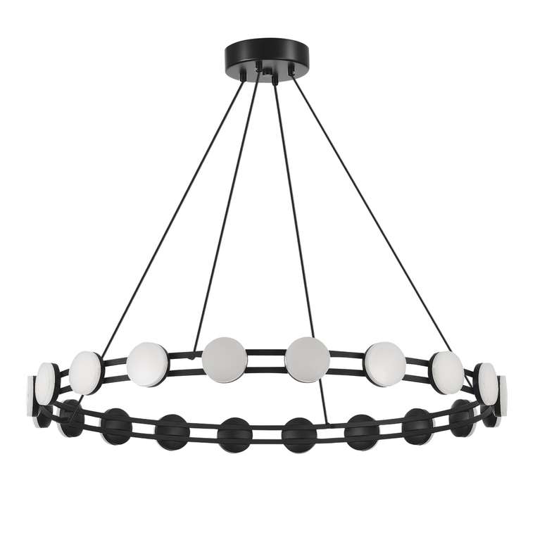 Светильник подвесной ST-Luce черный/белый LED 1*40W 4000K MONRO