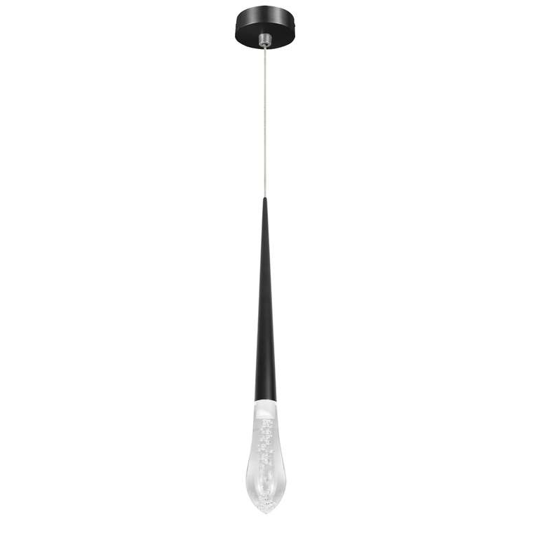 Подвес PUNTO MINI с декоративной насадкой (капля) (807007+807000-4) LED 4W 282LM 24G ЧЕРНЫЙ 3CCT 3000/4000/6000K