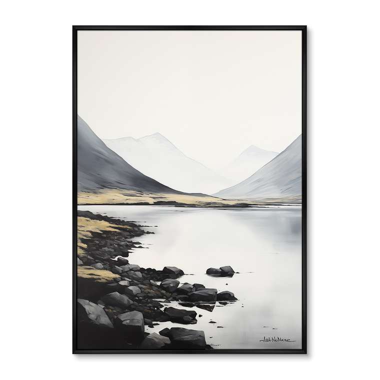 Репродукция картины Landscape collection, Calmness, No 2, 2024г.