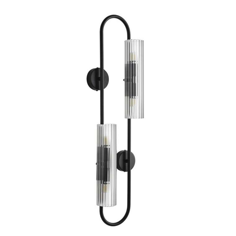 Бра Lumion Toronto 6561/4W SUSPENTIONI LN26 черный/прозрачный, металл/стекло G9 4*20W 220V