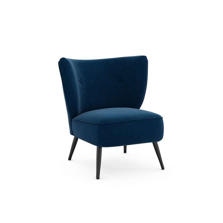Кресло Franck темно-синего цвета