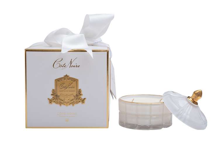 Свеча ароматическая Jasmine flower tea в вазе 