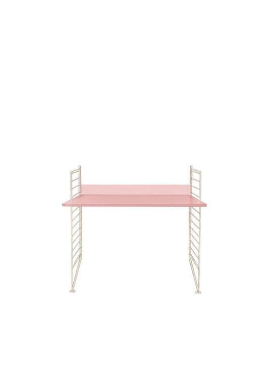 Письменный стол Ингрид розового цвета