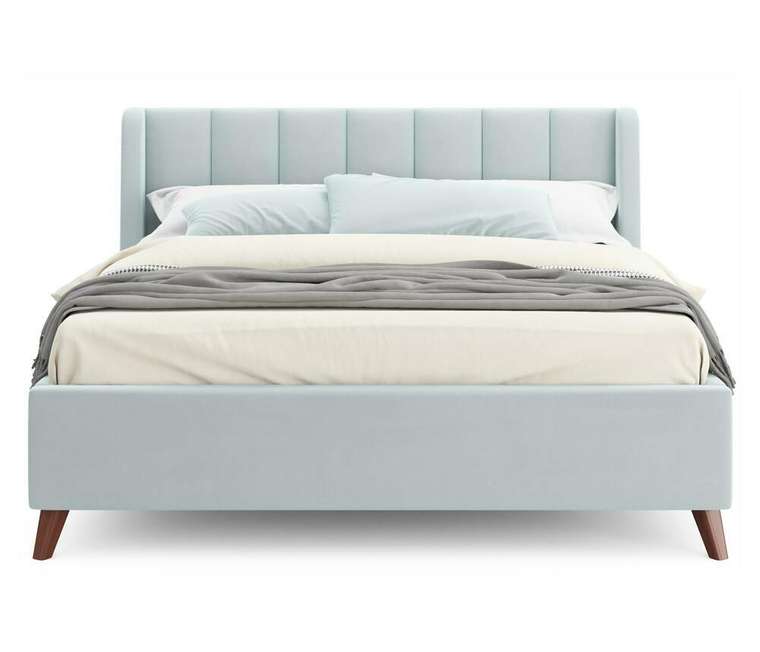 Кровать Betsi 160х200 с подъемным механизмом мятного цвета