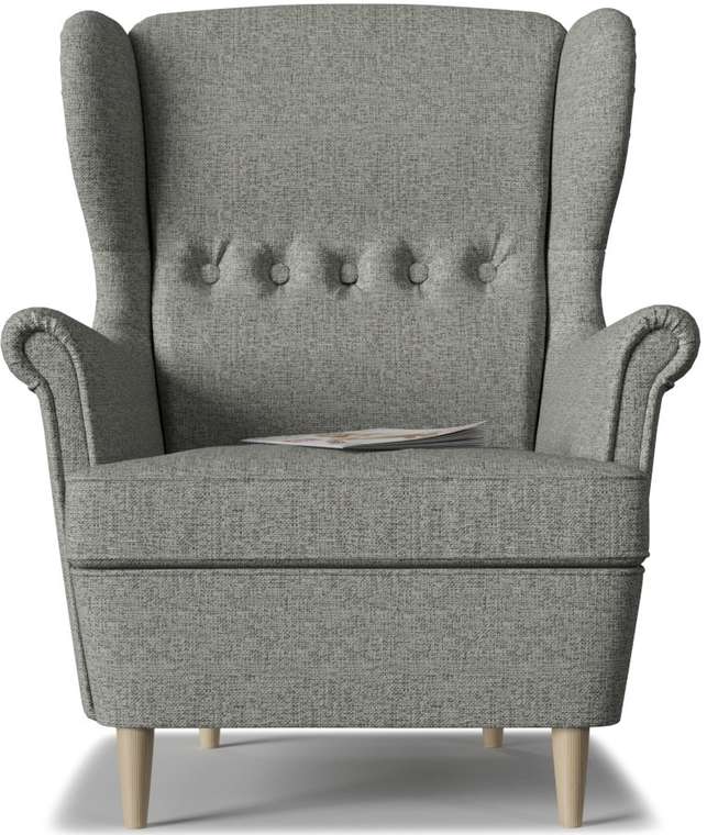 Кресло Торн Light grey серого цвета