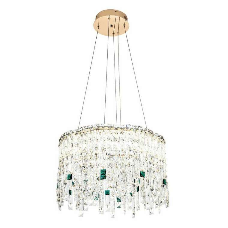 Подвесная люстра ML.2317.500 GD (хрусталь, цвет прозрачный)