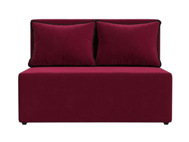 Диван-кровать Лагуна бордового цвета