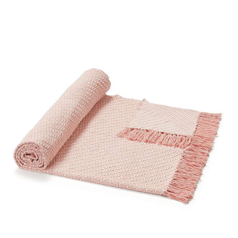  Плед Chemps светло-розового цвета 130x170  