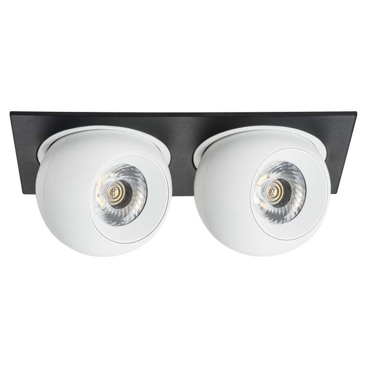 Светильник INTERO LED 9W*2 850LM*2 24G ЧЕРНЫЙ/БЕЛЫЙ 3000K (217527+217062+217062)