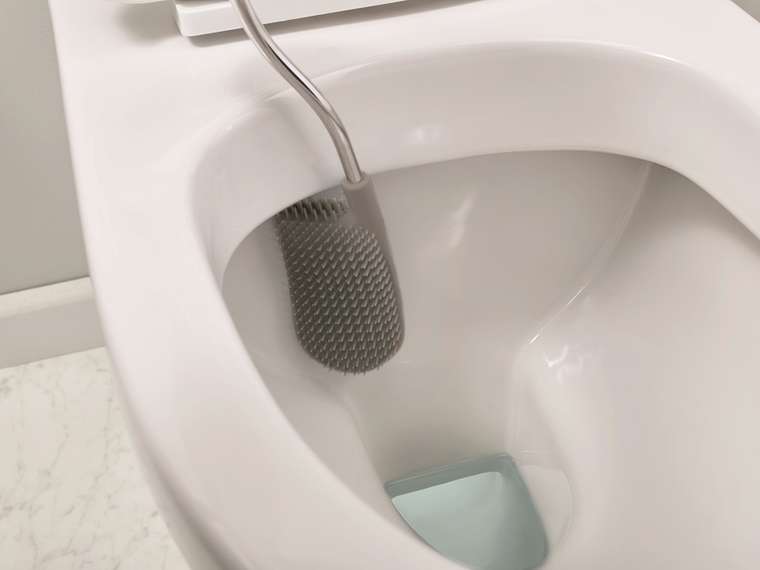 Набор держатель для туалетной бумаги с подносом easystore + ёршик для унитаза flex