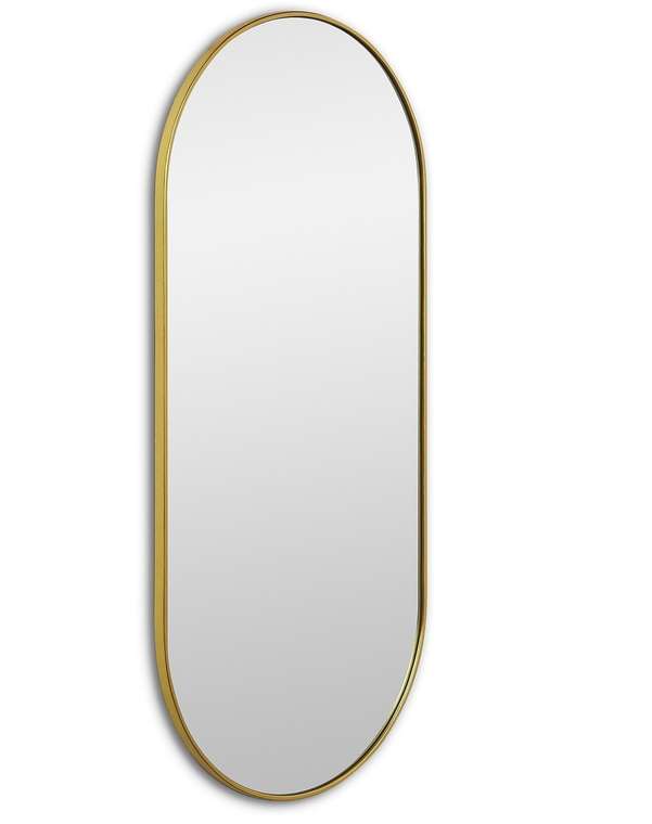 Настенное зеркало Kapsel M в раме золотого цвета