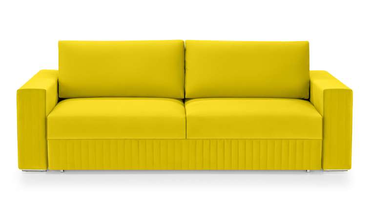 Диван-кровать Тусон Лайт 150х190 желтого цвета