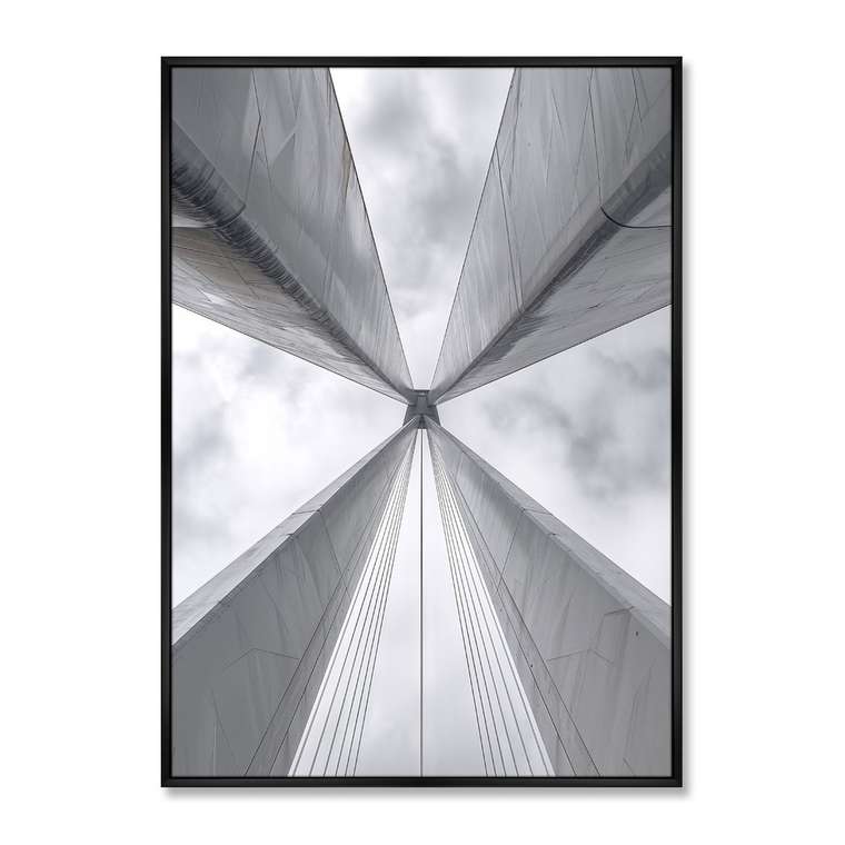 Репродукция картины на холсте Monumental arches, No 1, 2025г.