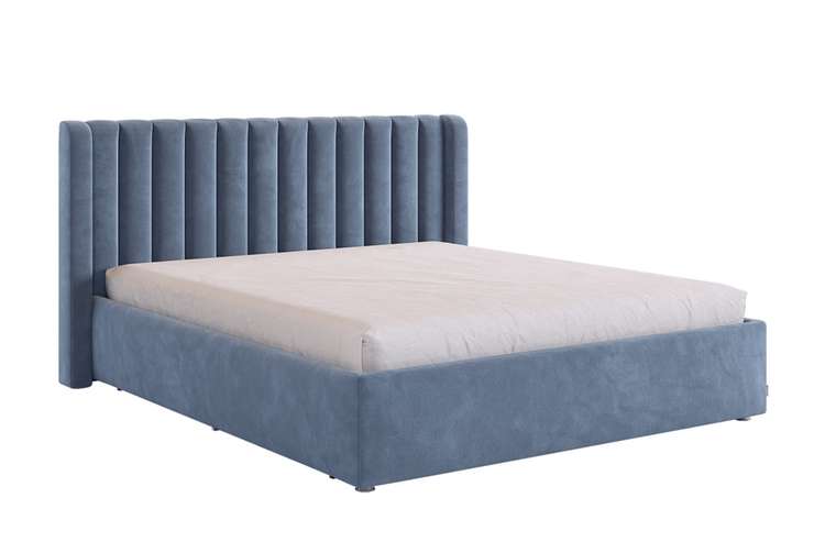 Каркас кровати Ева 160х200 синего цвета без основания