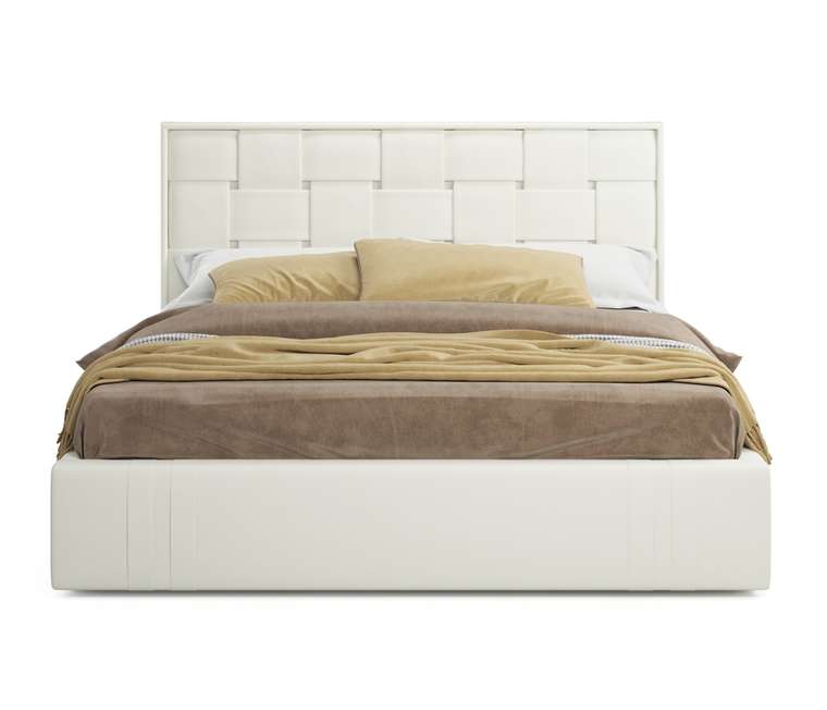 Кровать с подъемным механизмом Tiffany 160х200 светло-бежевого цвета