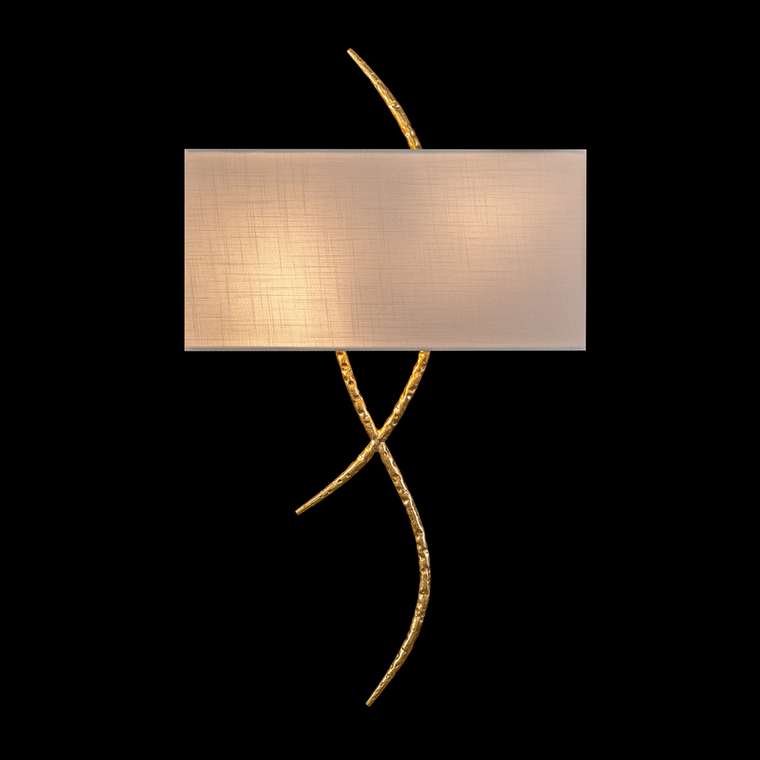 Настенный светильник Romance 10457 Gold (ткань, цвет белый)