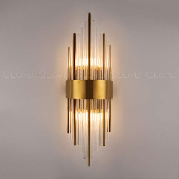 Бра Cloyd CARTEL-B W2 / выс. 60 см - латунь