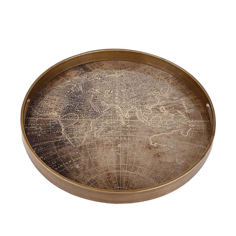 Поднос World Tray 45х45 коричневого цвета