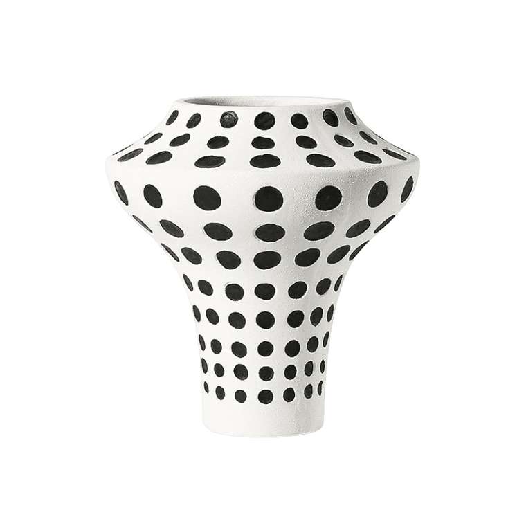 Ваза Polka Dot белого цвета