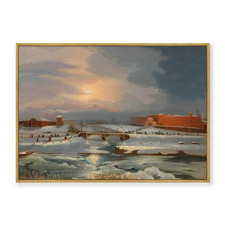 Репродукция картины на холсте Winter, 1862г.