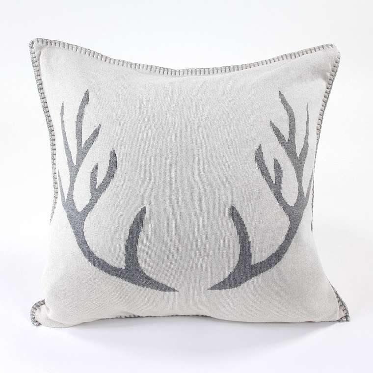 Подушка с орнаментом deer из хлопка