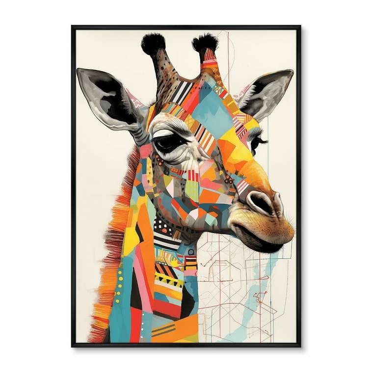 Репродукция картины Giraffes, No 1, 2024г.
