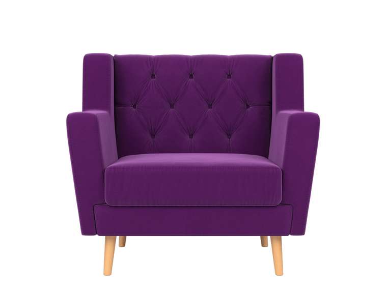 Кресло Брайтон Люкс фиолетового цвета