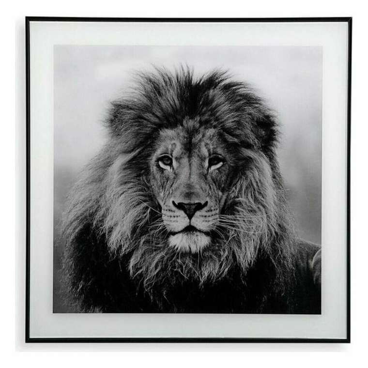 Картина Лев Стеклянный 2 x 50 x 50 cm