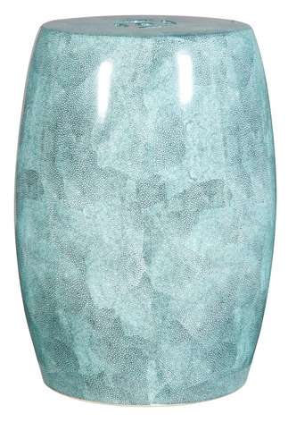 керамический столик-табурет Anaconda turquoise