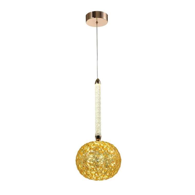 Подвесной светодиодный светильник Dorote золотого цвета