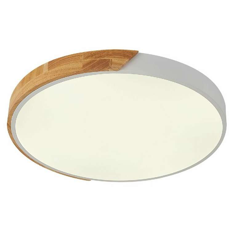 Потолочный светильник Scandinavian LED LAMPS 81182 (пластик, цвет белый)
