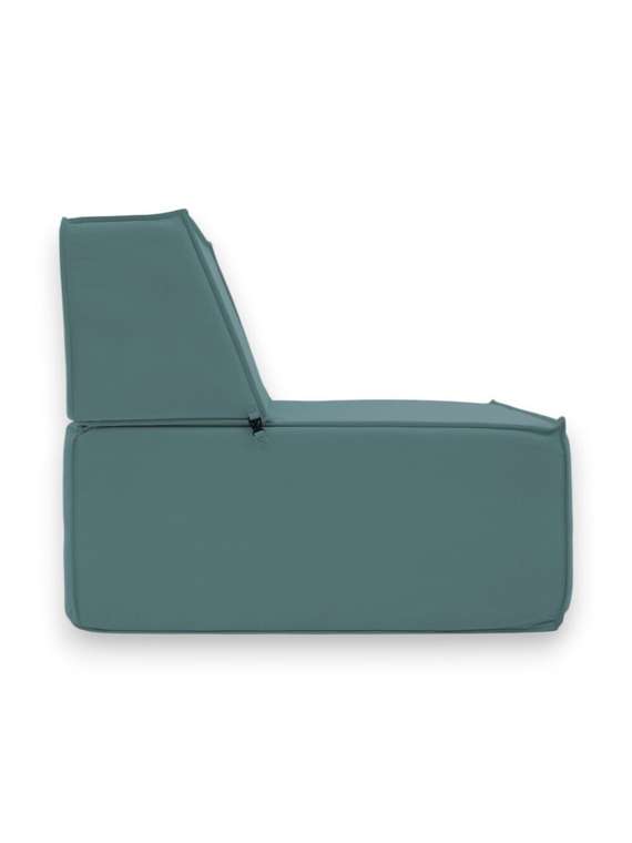 Бескаркасное кресло Клайд бирюзового цвета