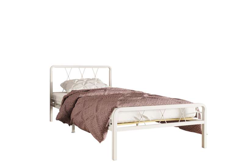 Кровать Клэр 90х200 белого цвета