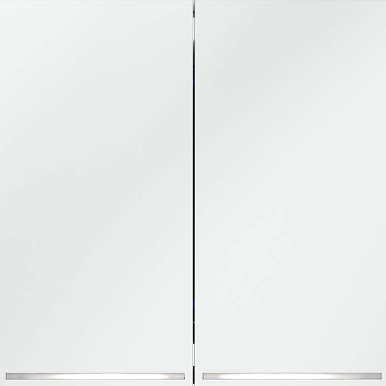 Выключатель встраиваемый VOLTUM S70 двухклавишный с подсветкой 10А, (белый матовый)