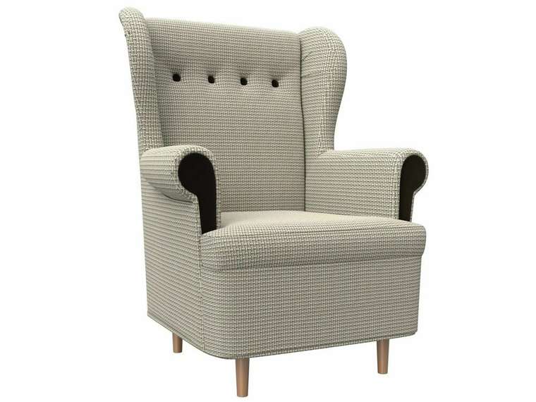 Кресло Торин серо-бежевого цвета
