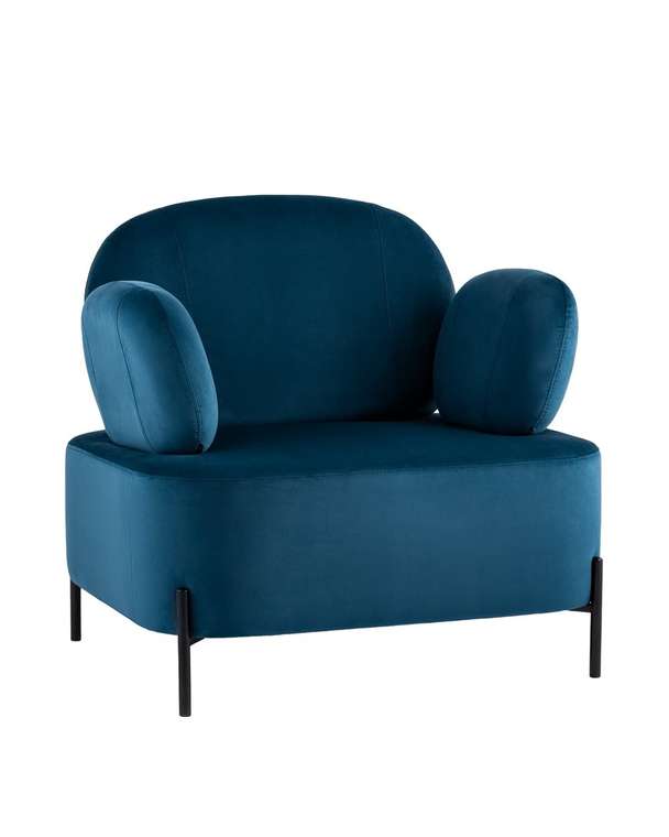 Кресло Кэнди синего цвета