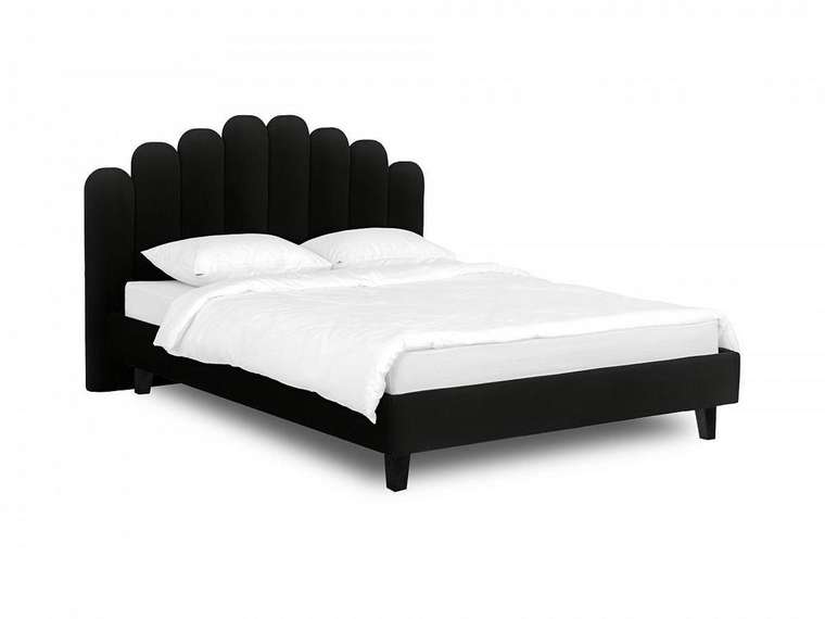 Кровать Queen II Sharlotta L 160х200 черного цвета 